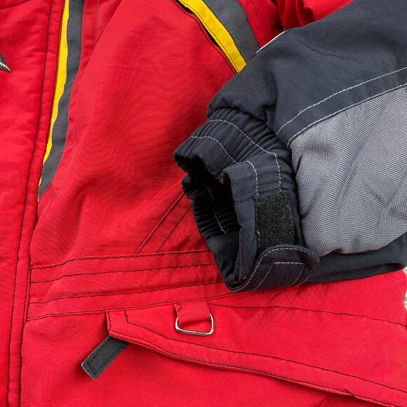 Snap-On Sport Winter Jacket Insulated Coat Men Large L Red CHOKO Racing Parka - Picture 2 of 16